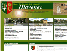 Tablet Screenshot of hlavenec.cz